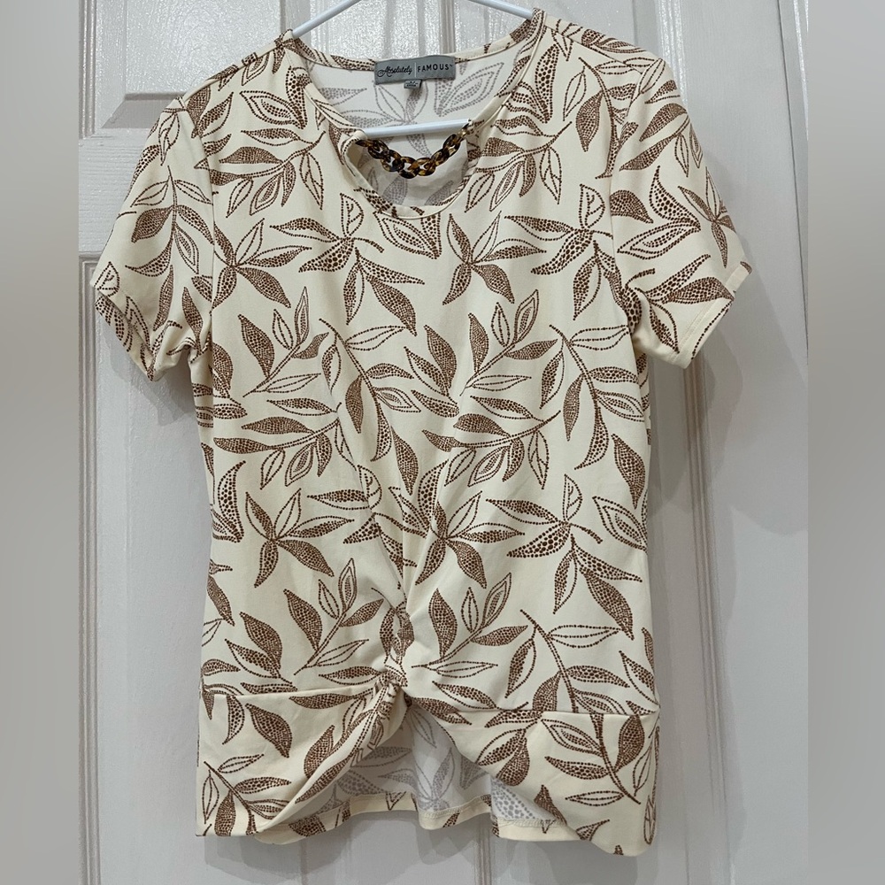Soft tee that can be dressed up or wear with shorts